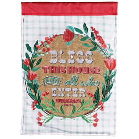 Garden Flag Bless This House And All Who