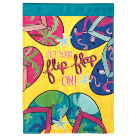 Get Your Flip Flop On Garden Flag
