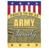 Proud To Be An Army Family Double Applique Garden Flag