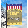 Proud To Be An Army Family Double Applique Garden Flag
