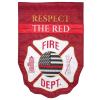 Respect The Double Applique Garden Flag
