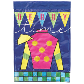 Derby Time Silk Flag Garden