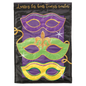 Mardi Gras Mask Flag Garden