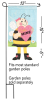 Crazy Leg Garden Flag Bee Mine Polyester