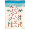 Garden Flag Sand Dollar Love Joy Noel