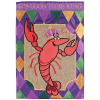 Garden Flag Its Good To Be King Crawfish