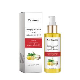 OCEAURA Lemongrass Moisturizing Body Oil, 60 ml