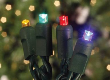 LED 4" Spaced Concave Light Set Multi