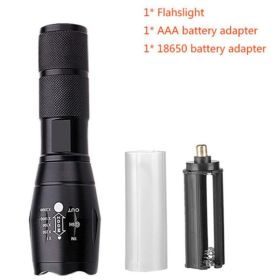 Ultra-Bright 990,000 Lumens LED Flashlight & AAA Holder - Tactical Camping Torch