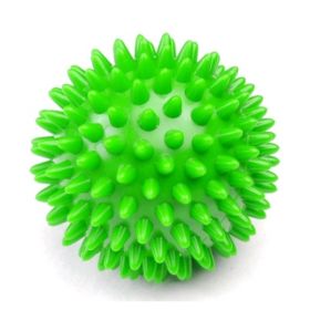 Hard thorn massage ball hand holding thorn ball touch training ball pvc acupressure massage ball yoga ball (Option: Green2-9cm)