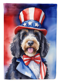 Patriotic American Decorative Flag (Color: DAC5657, size: Garden Size)