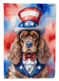 Patriotic American Decorative Flag (Color: DAC5691, size: Garden Size)