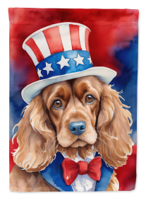 Patriotic American Decorative Flag (Color: DAC5693, size: Garden Size)