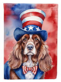 Patriotic American Decorative Flag (Color: DAC5708, size: Garden Size)