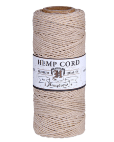 Hemp Cord Spools (Color: Natural, size: 20, 1MM, 1M)