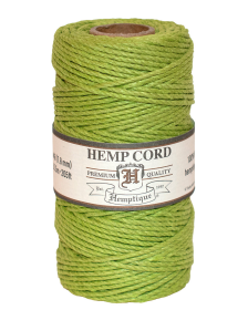 Hemp Cord Spools (Color: Lime Green, size: 48, 1.8MM, 1.8M)