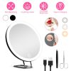 30X Magnifying Mirror With Light 3 Colors Dimmable Brightness Included Tweezer Scissor 
Travel Magnifying Makeup Mirror with Suction Cup 360° Adjusta