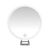 30X Magnifying Mirror With Light 3 Colors Dimmable Brightness Included Tweezer Scissor 
Travel Magnifying Makeup Mirror with Suction Cup 360° Adjusta