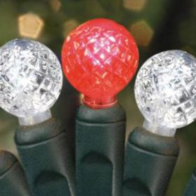 70 LED Raspberries 35ft Strand (Option: Red/White)