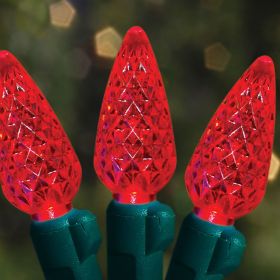 70's LED Strawberries 35 ft. (Option: Red)