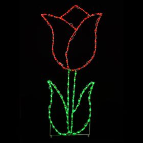 Tulip LED Display (Option: Red)