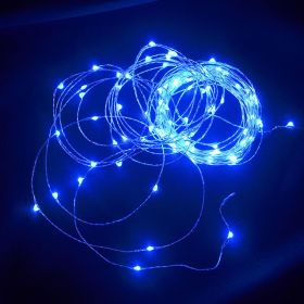 Wire Lights 100 Bulbs (Option: Blue)