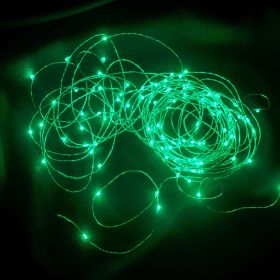Wire Lights 100 Bulbs (Option: Green)