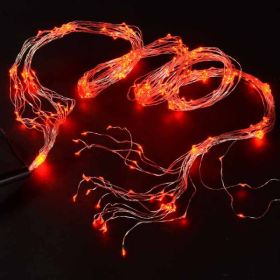 Wire Lights 360 Bulbs (Option: Red)